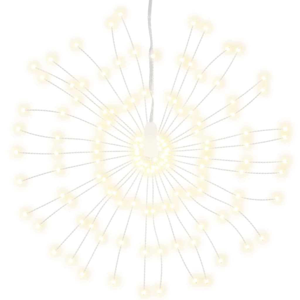 Božićna svjetla zvjezdani prasak 140 LED 8 k topla bijela 17 cm