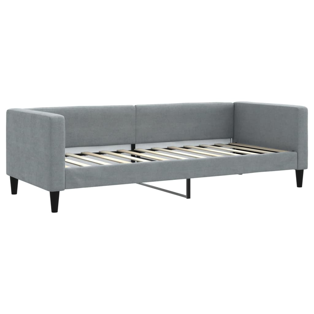 Dnevni krevet svjetlosivi 80 x 200 cm od tkanine