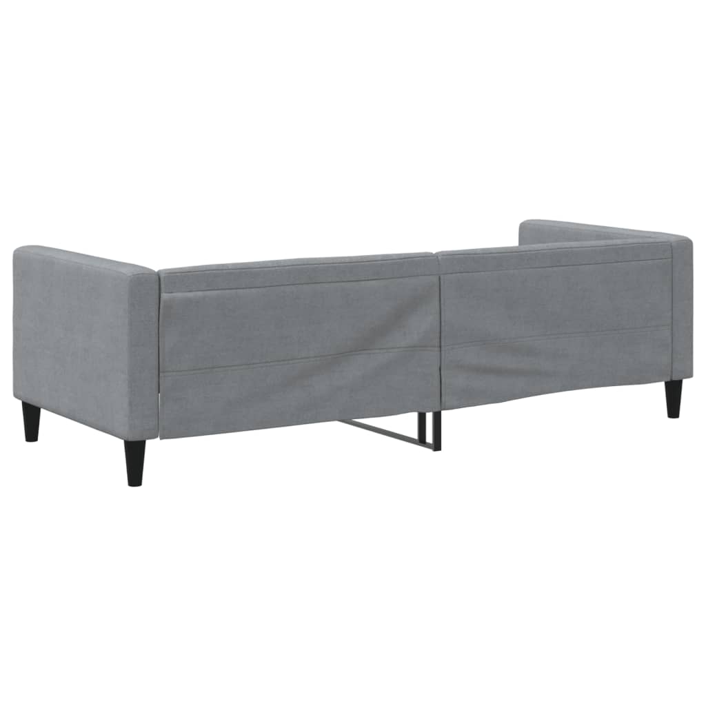 Dnevni krevet svjetlosivi 80 x 200 cm od tkanine