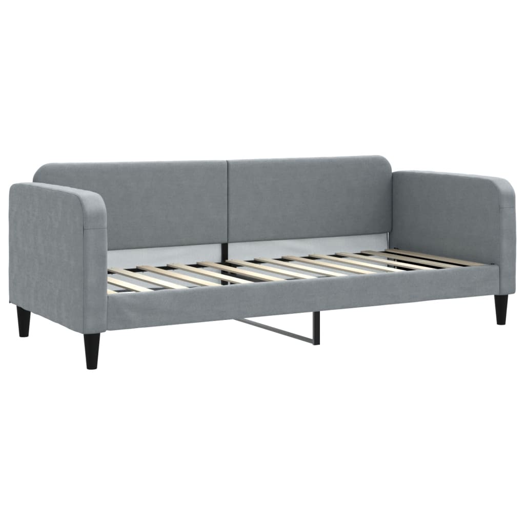 Dnevni krevet svjetlosivi 80 x 200 cm od tkanine