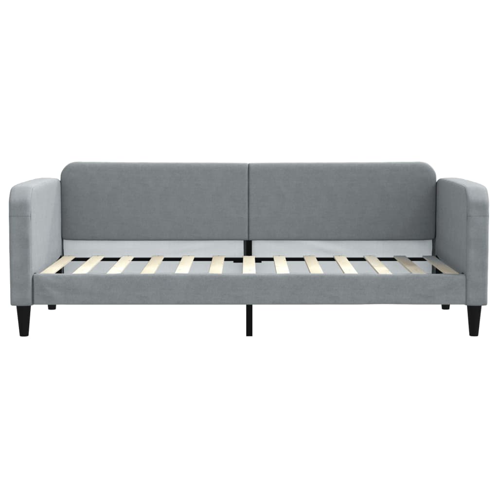 Dnevni krevet svjetlosivi 80 x 200 cm od tkanine