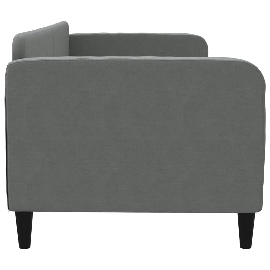 Dnevni krevet tamnosivi 80 x 200 cm od tkanine