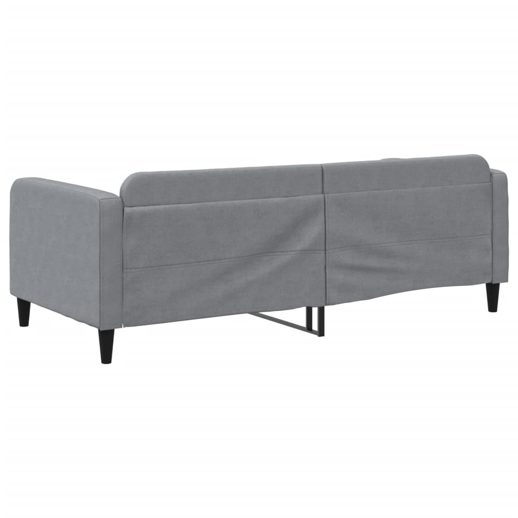 Dnevni krevet svjetlosivi 90 x 190 cm od tkanine
