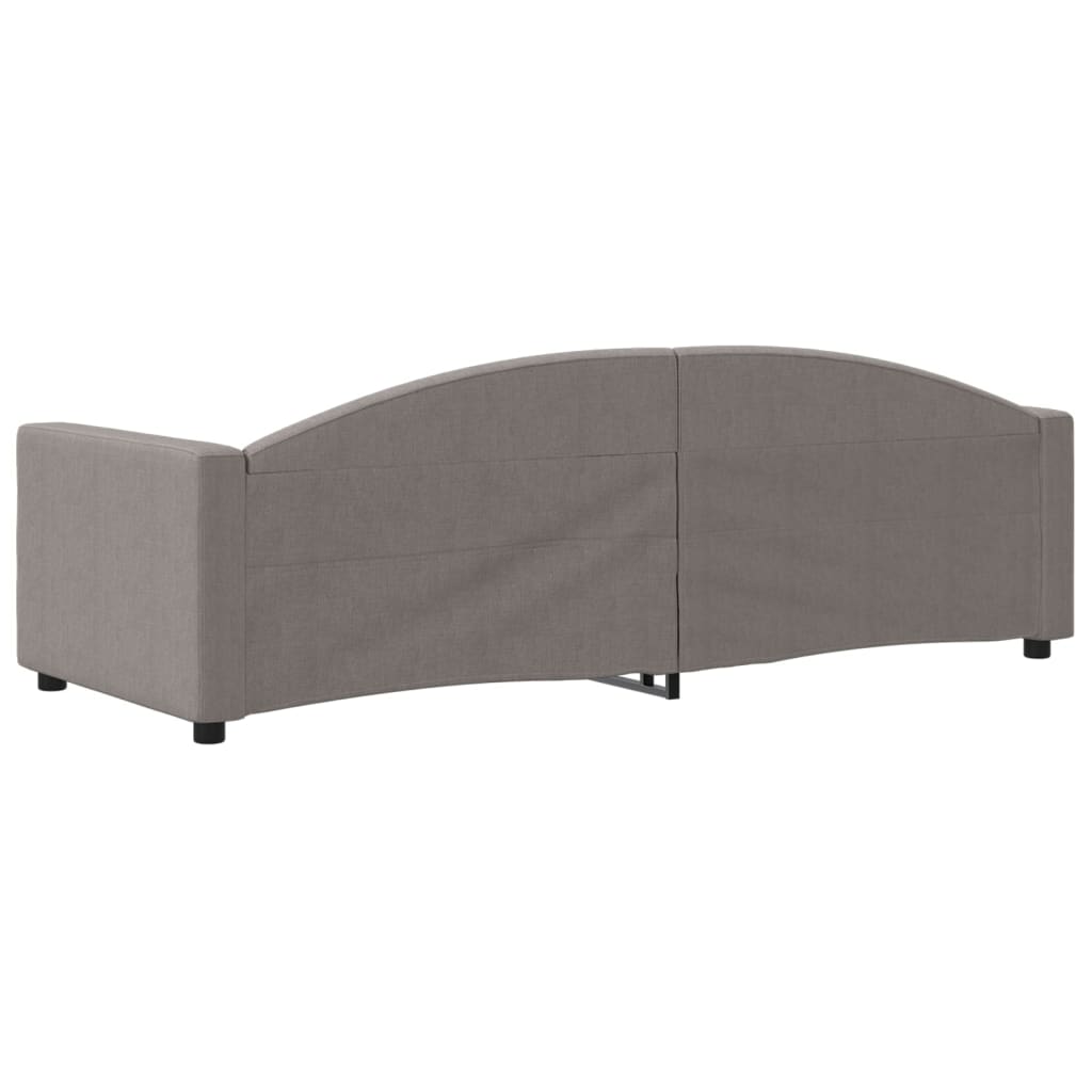 Dnevni krevet smeđesivi 80 x 200 cm od tkanine
