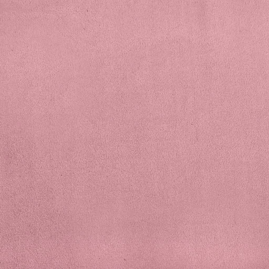 Dnevni krevet ružičasti 90 x 200 cm baršunasti