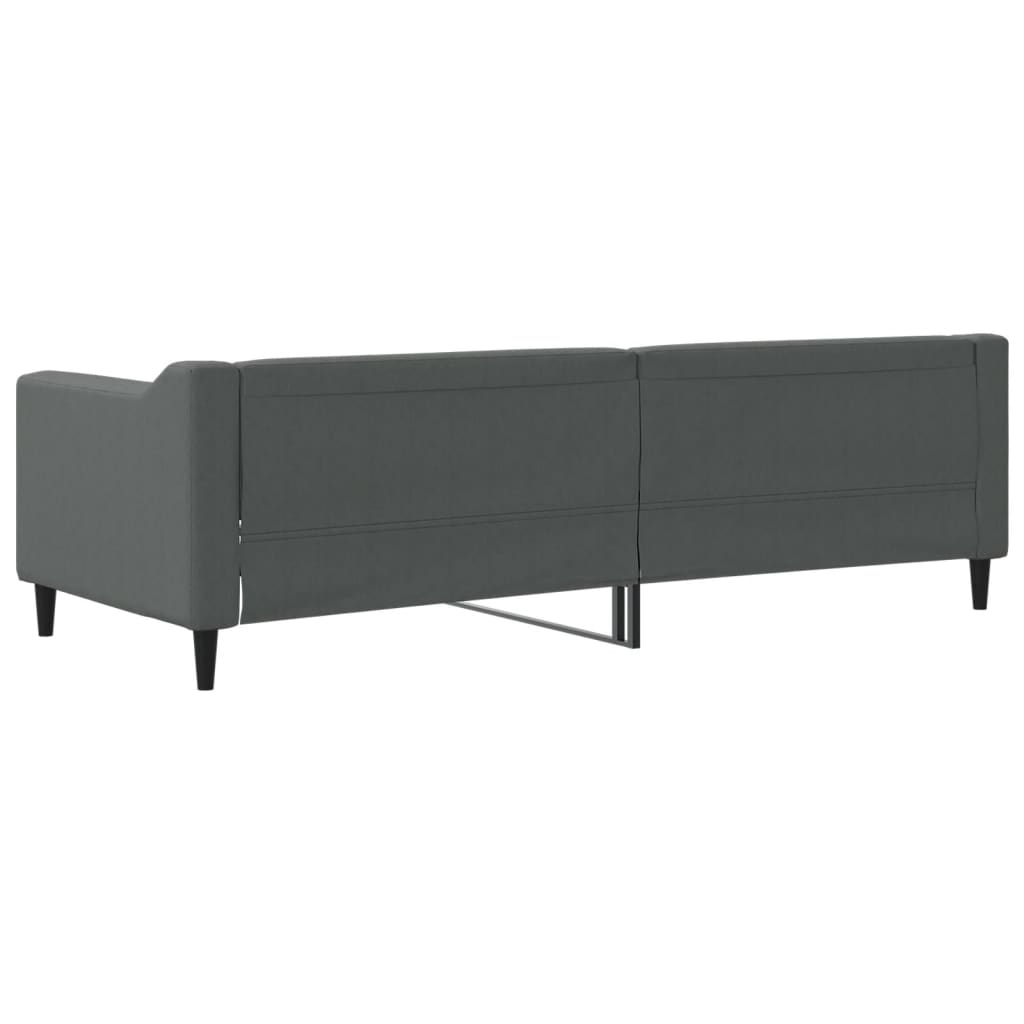 Dnevni krevet tamnosivi 80 x 200 cm od tkanine
