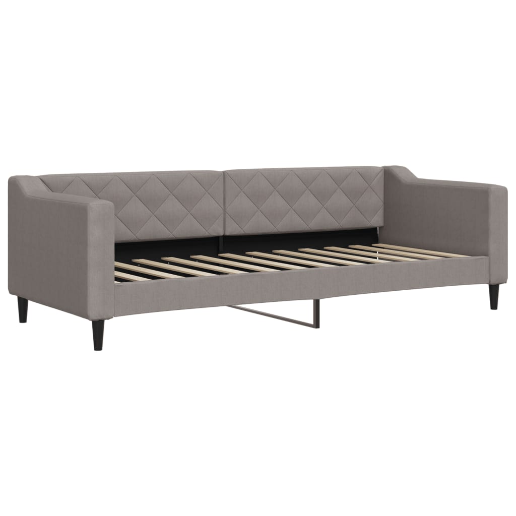 Dnevni krevet smeđesivi 80 x 200 cm od tkanine