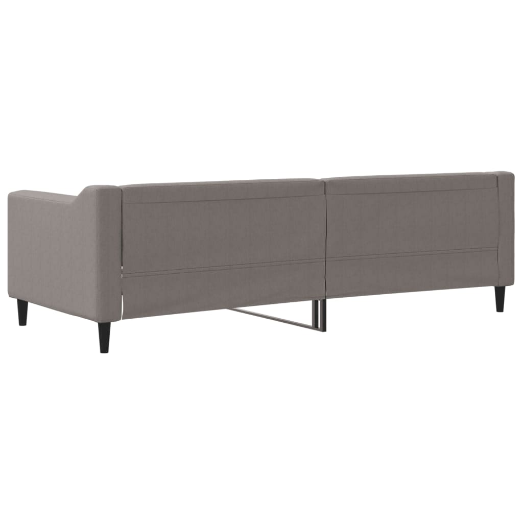 Dnevni krevet smeđesivi 80 x 200 cm od tkanine