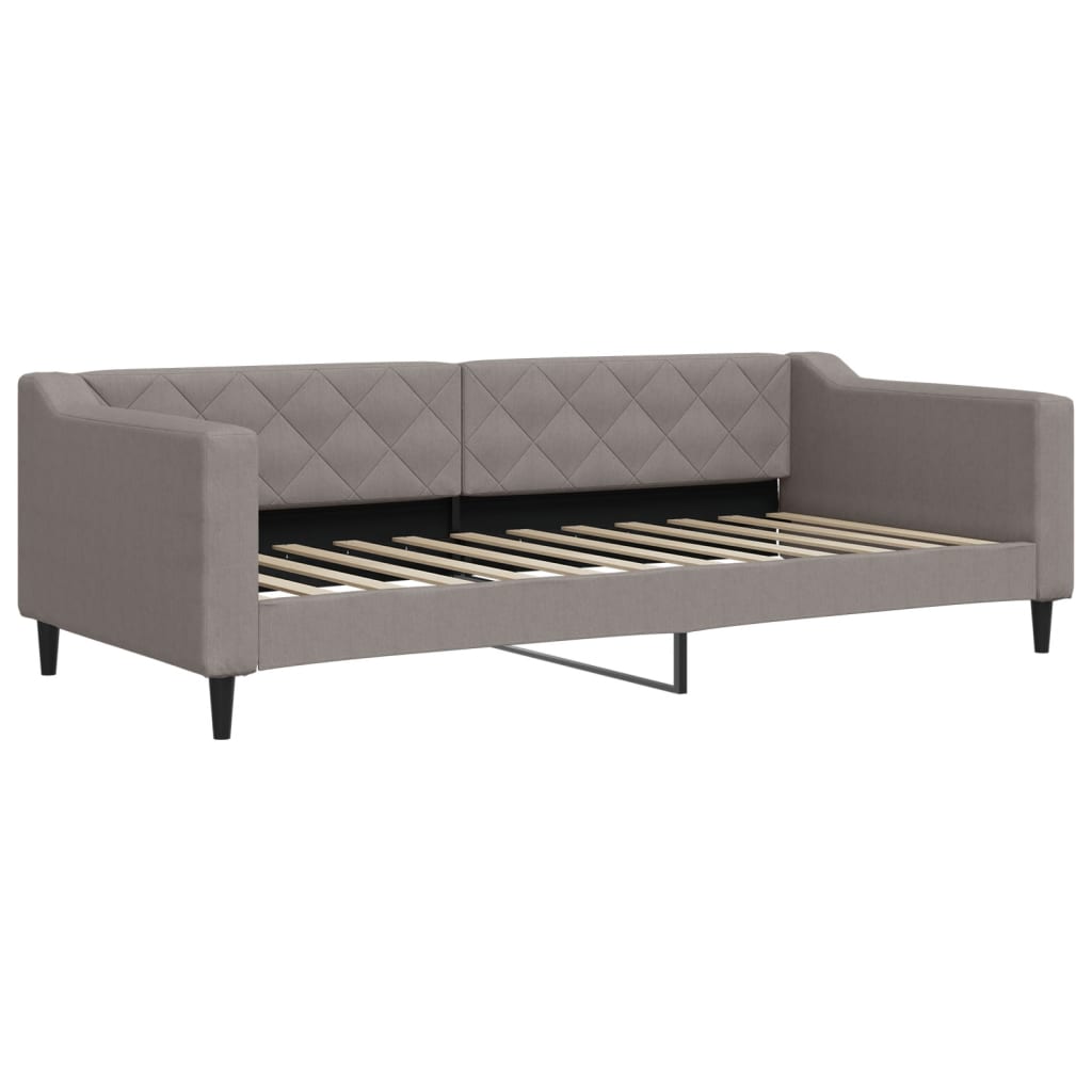 Dnevni krevet smeđesivi 90 x 200 cm od tkanine