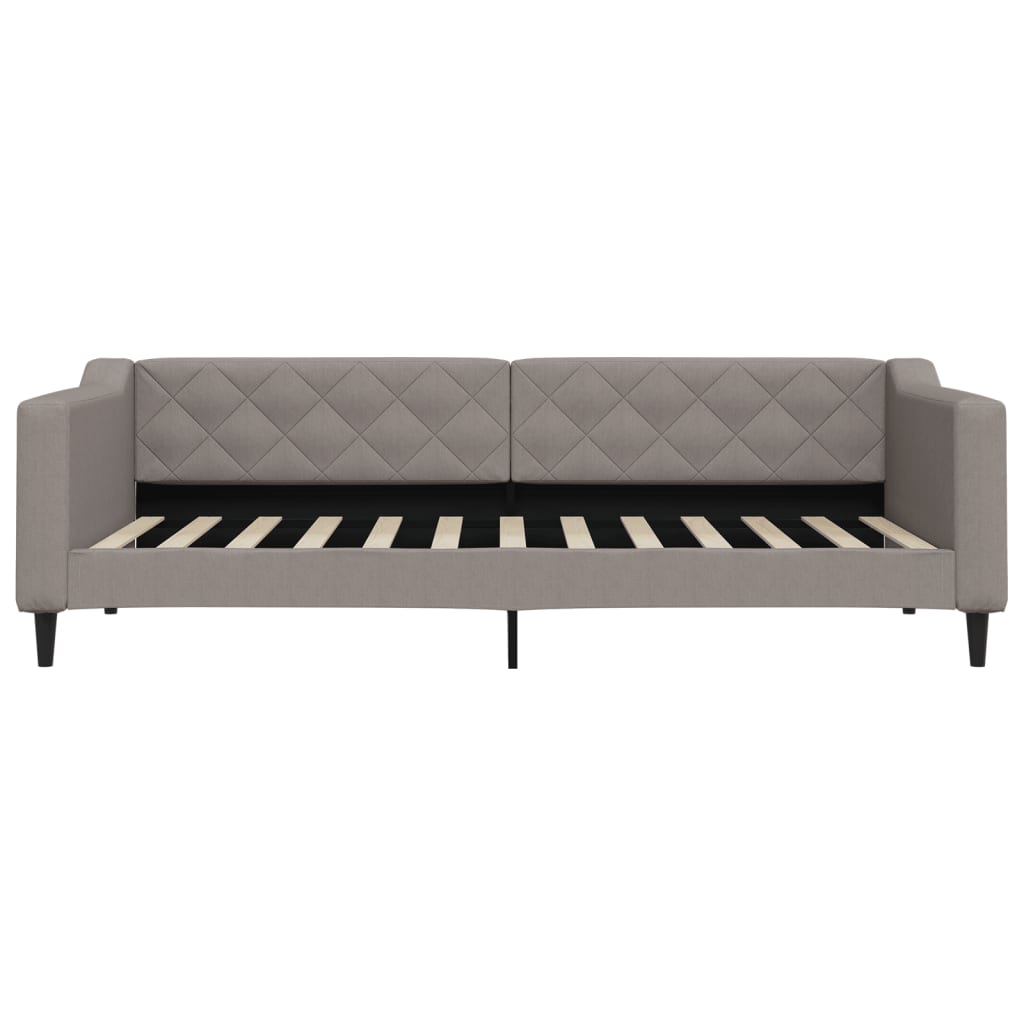 Dnevni krevet smeđesivi 90 x 200 cm od tkanine