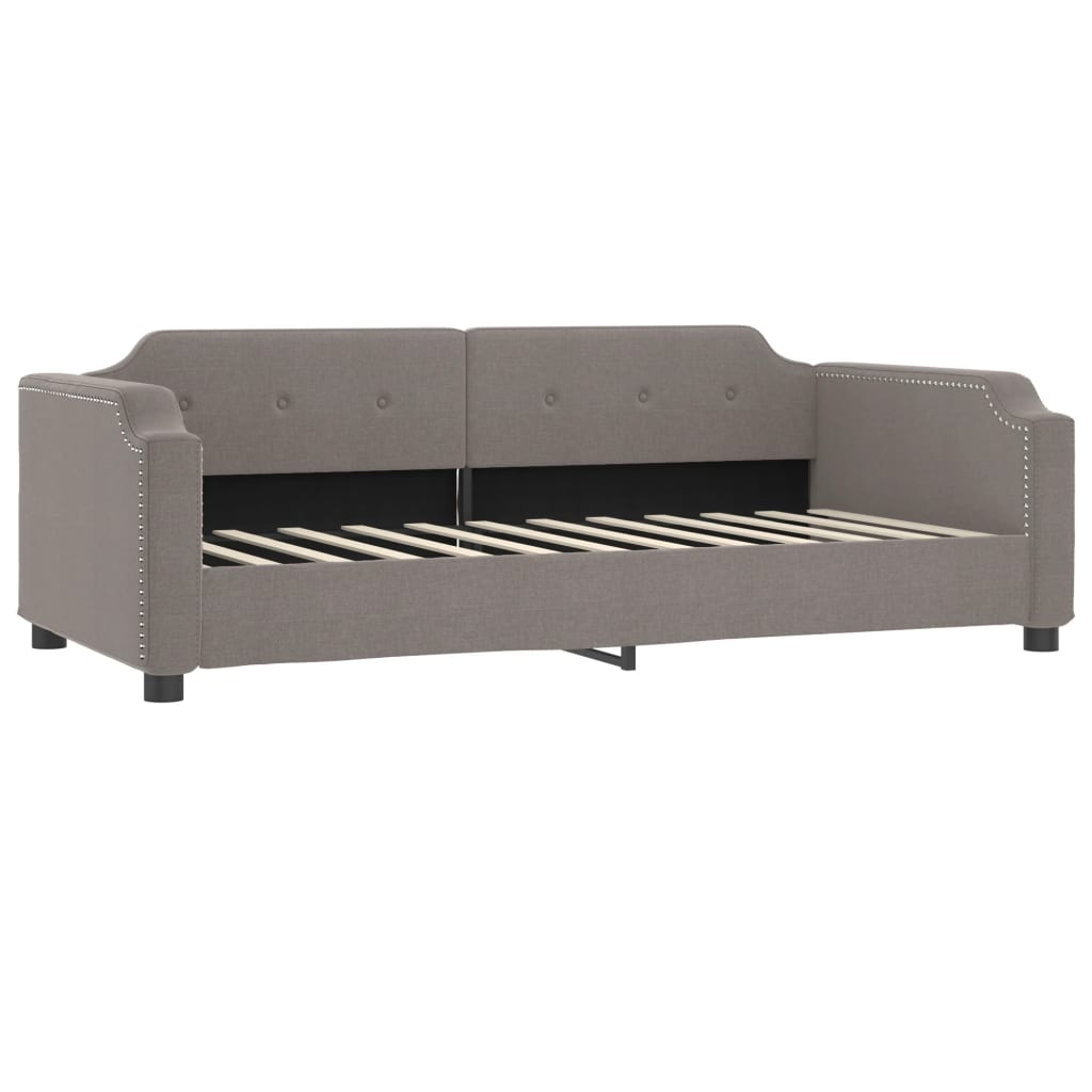 Dnevni krevet smeđesivi 80 x 200 cm od tkanine