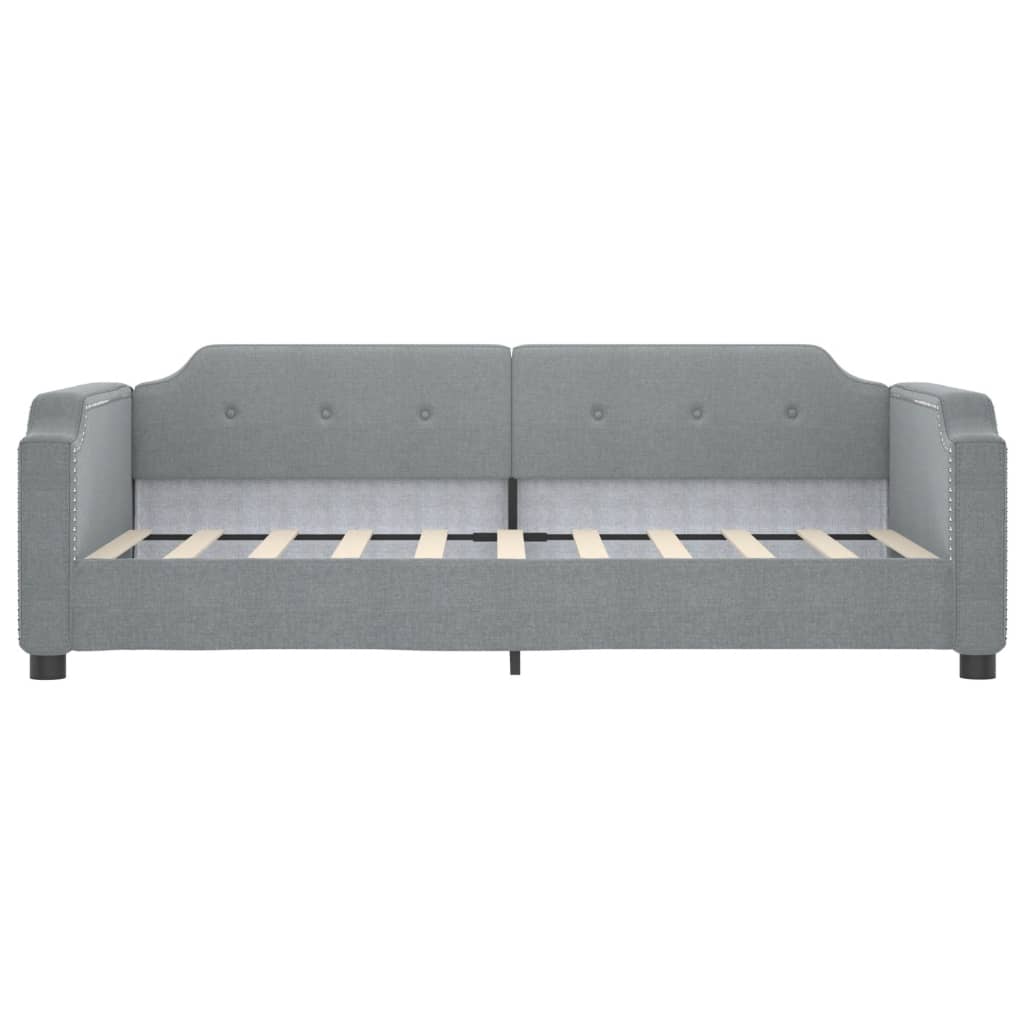 Dnevni krevet svjetlosivi 90 x 200 cm od tkanine