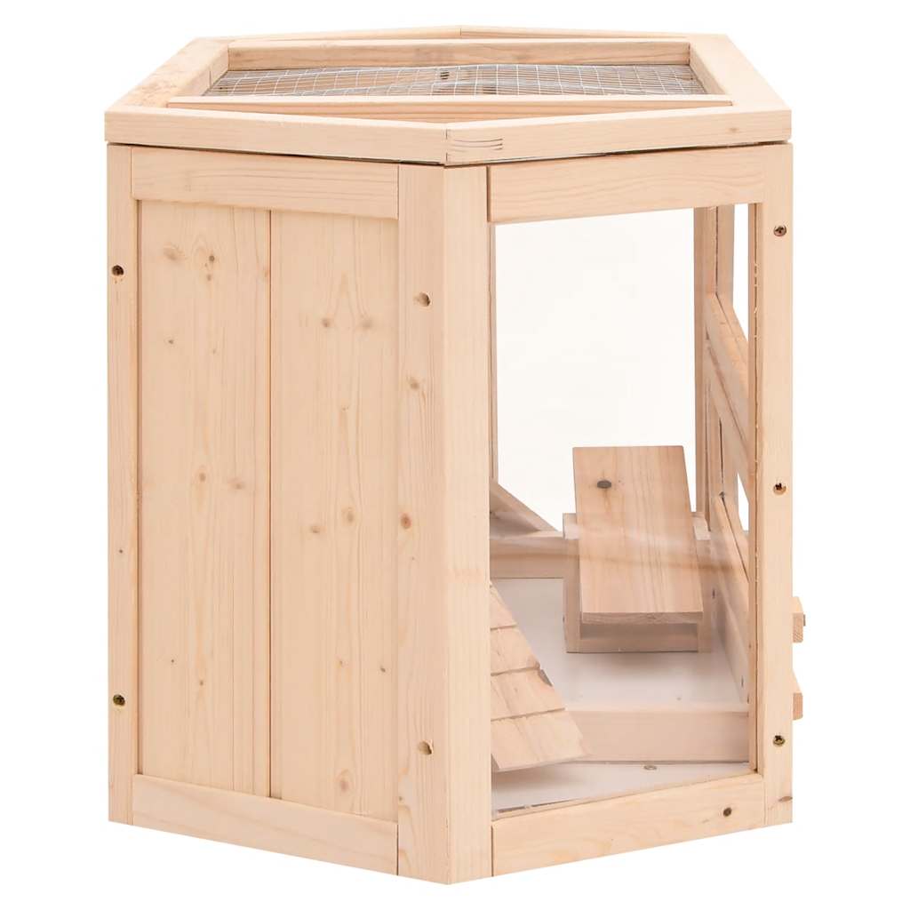 Kavez za hrčke 80 x 40 x 43 cm od masivne jelovine