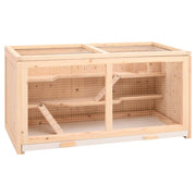Kavez za hrčka 89,5x45x45 cm Masivno drvo jele