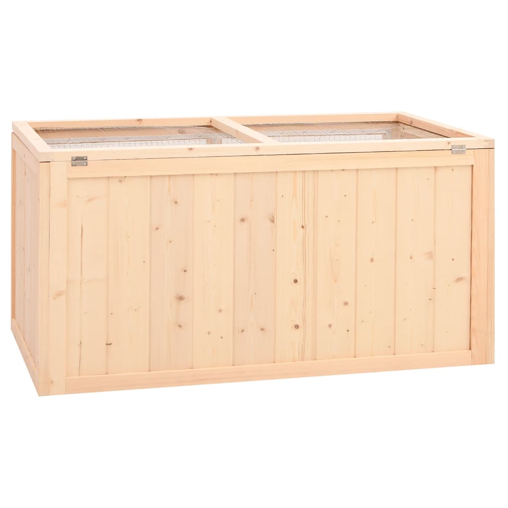 Kavez za hrčka 89,5x45x45 cm Masivno drvo jele