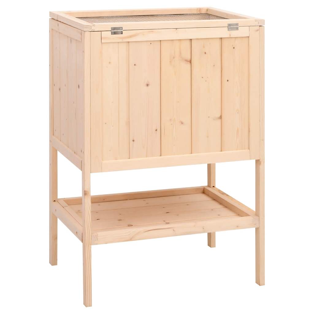 Kavez za hrčka 55x40x80 cm Masivno drvo jele