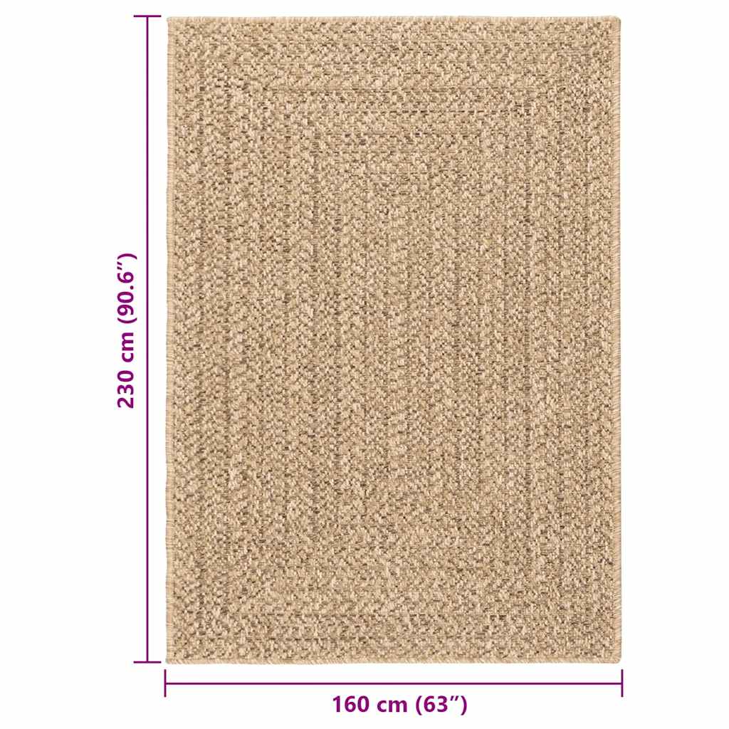 Tepih ZIZUR 160 x 230 cm s izgledom jute unutarnji i vanjski