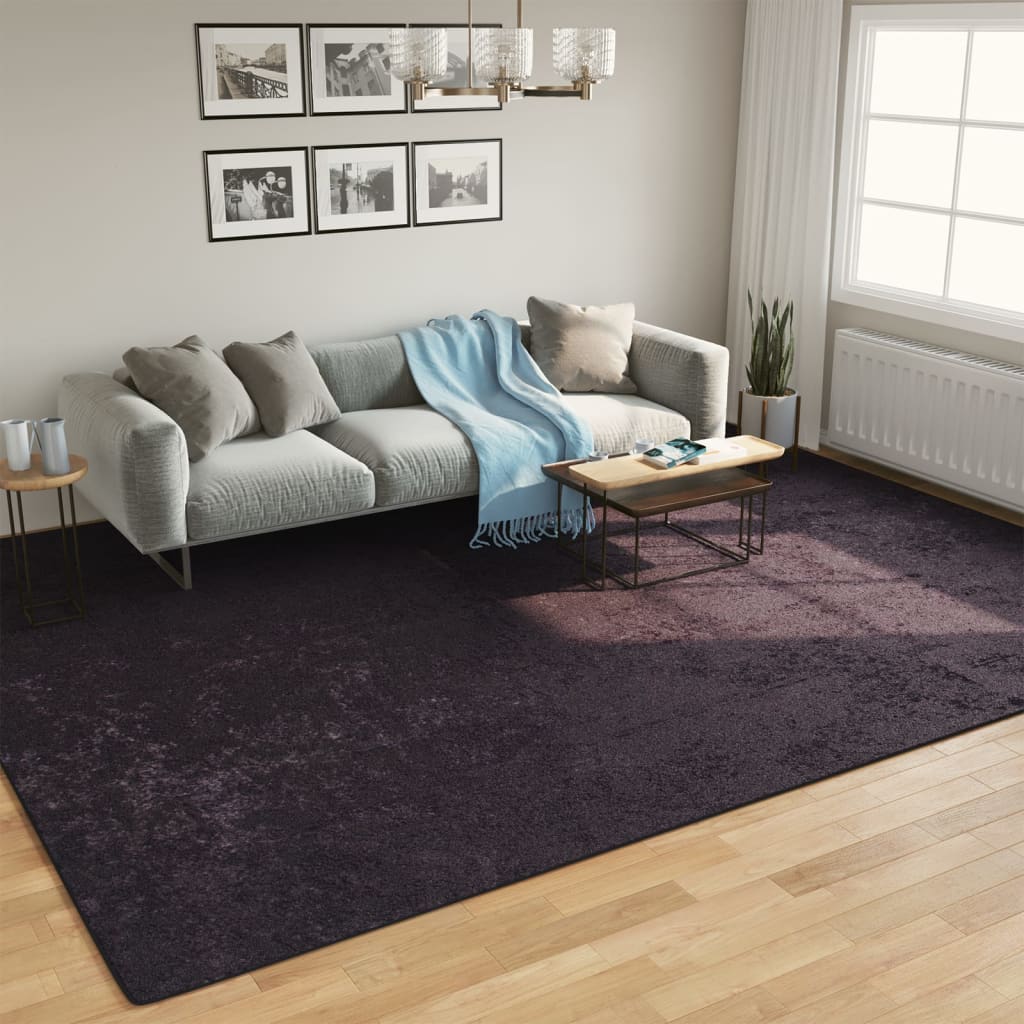 Perivi tepih antracit boje 400 x 300 cm