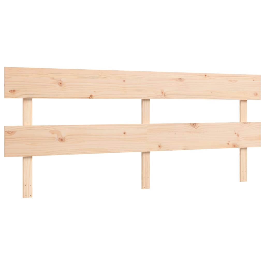 Okvir kreveta bez madraca 200 x 200 cm od masivne borovine