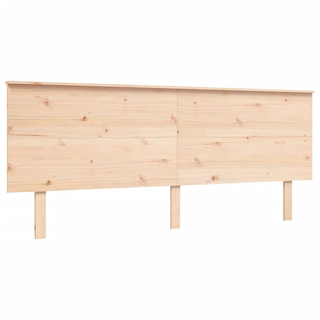 Okvir kreveta bez madraca 200 x 200 cm od masivne borovine