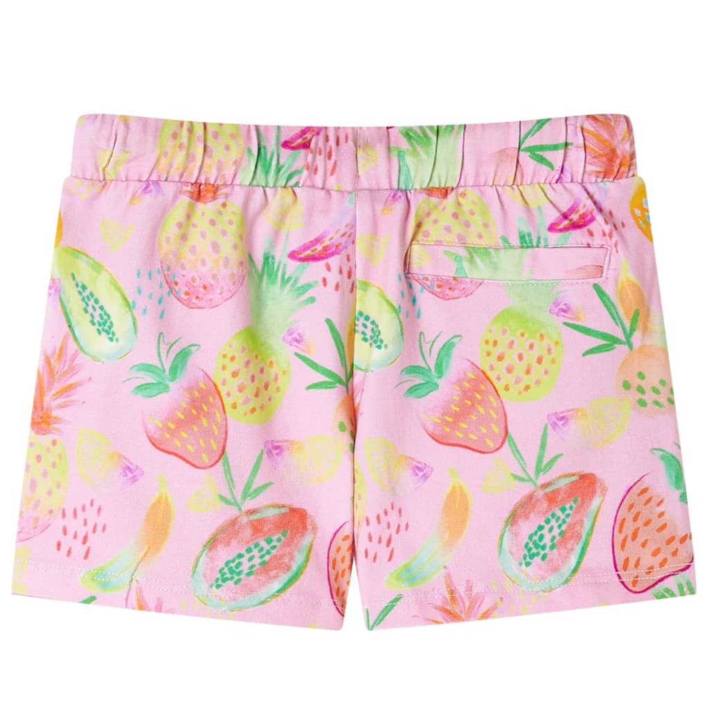Dječje kratke hlače s vezicom nježnoružičaste 104