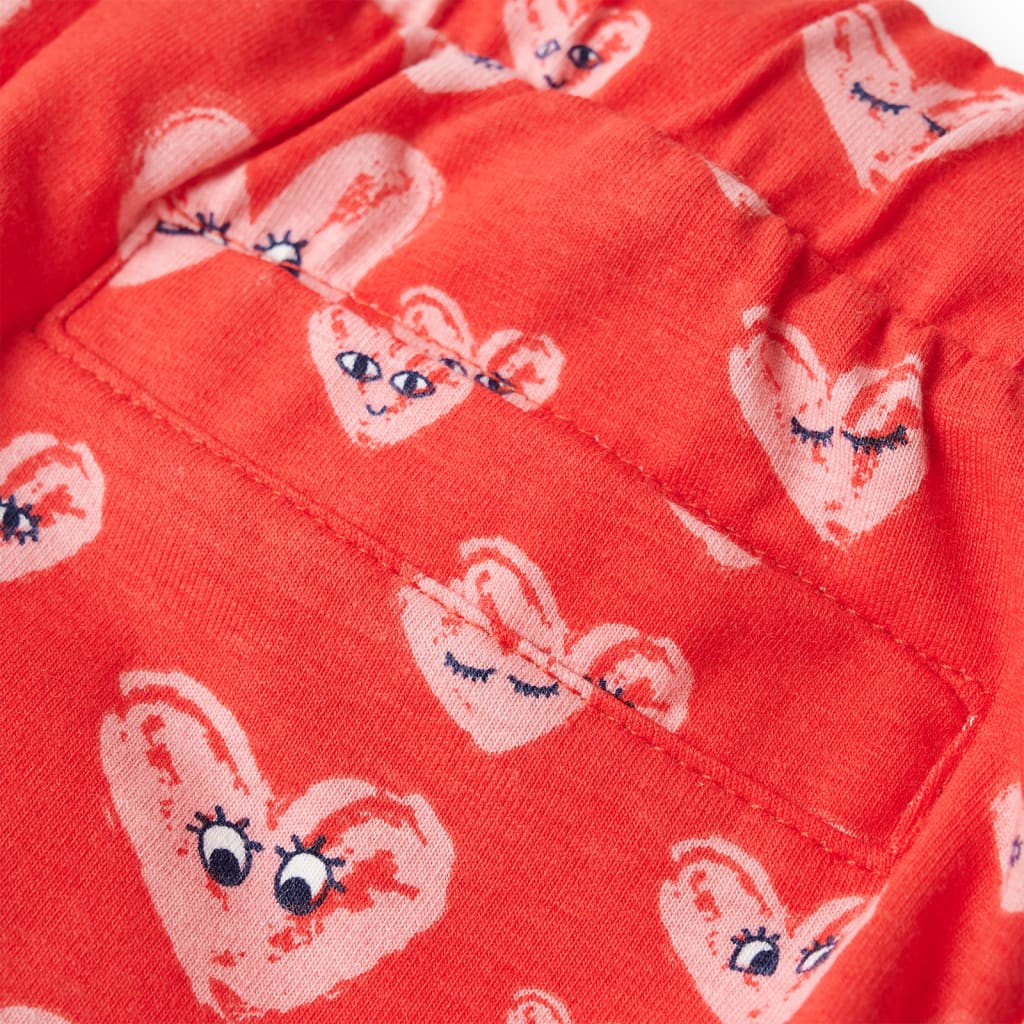 Dječje kratke hlače s vezicom crvene 140