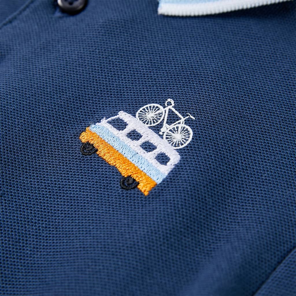 Dječja polo majica tamnoplava 104