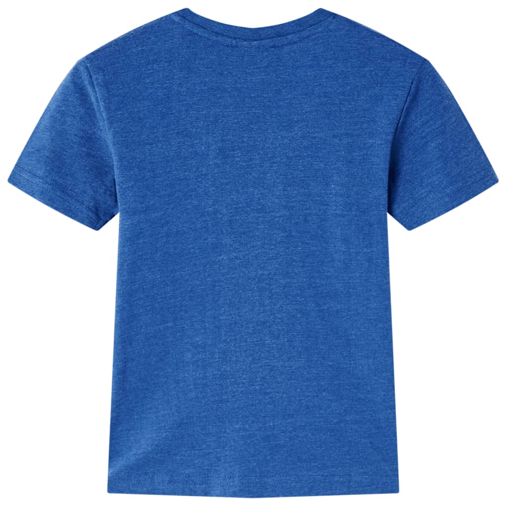 Dječja majica tamnoplava prošarana 140