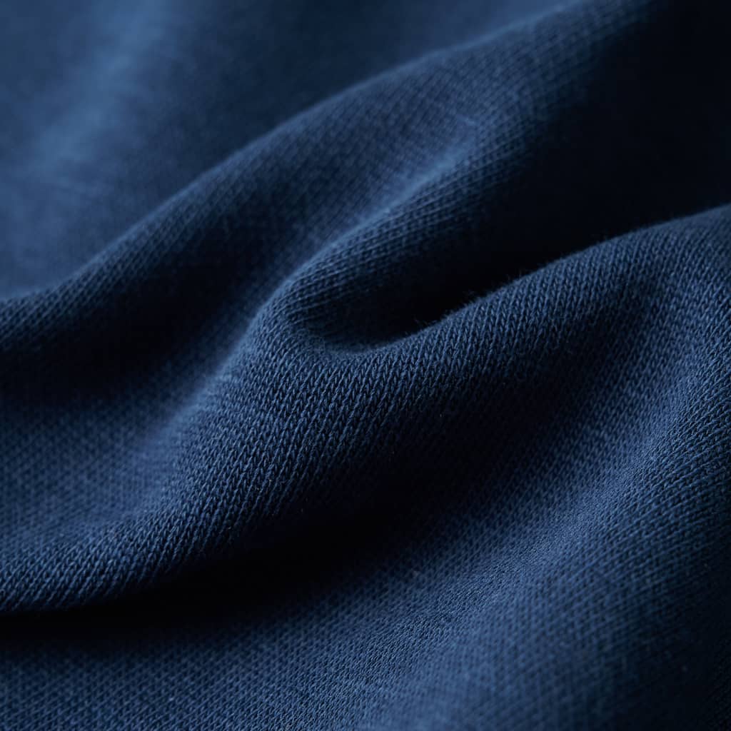 Dječja topla majica indigo plava 116