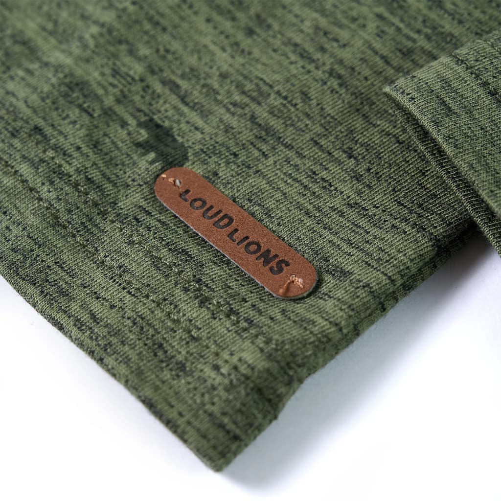 Dječja košulja kaki prošarana 116