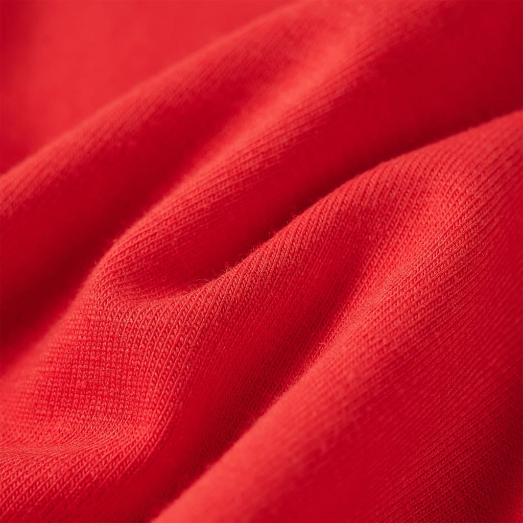 Dječja majica dugih rukava crvena 104
