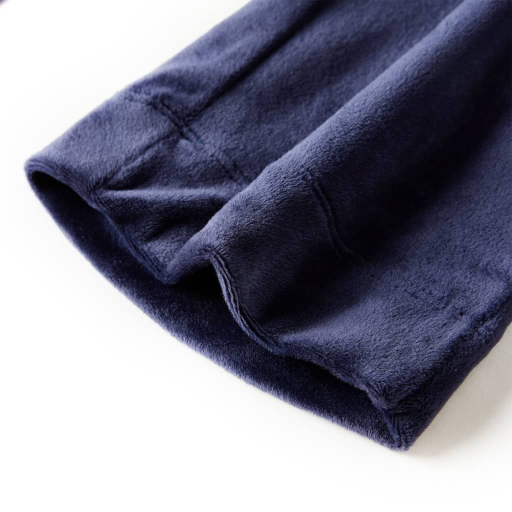 Dječje hlače baršunaste tamnoplave 92