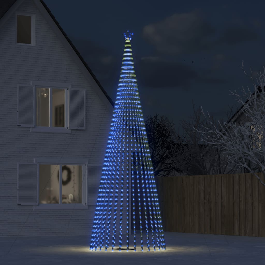 LED božićno drvce 1544 LED plava 500 cm
