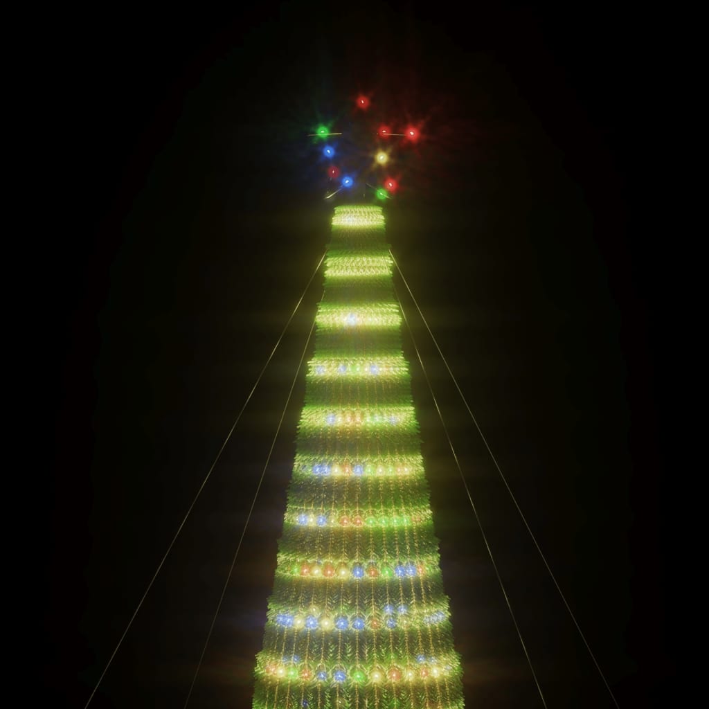LED božićno drvce 1544 LED šarene 500 cm