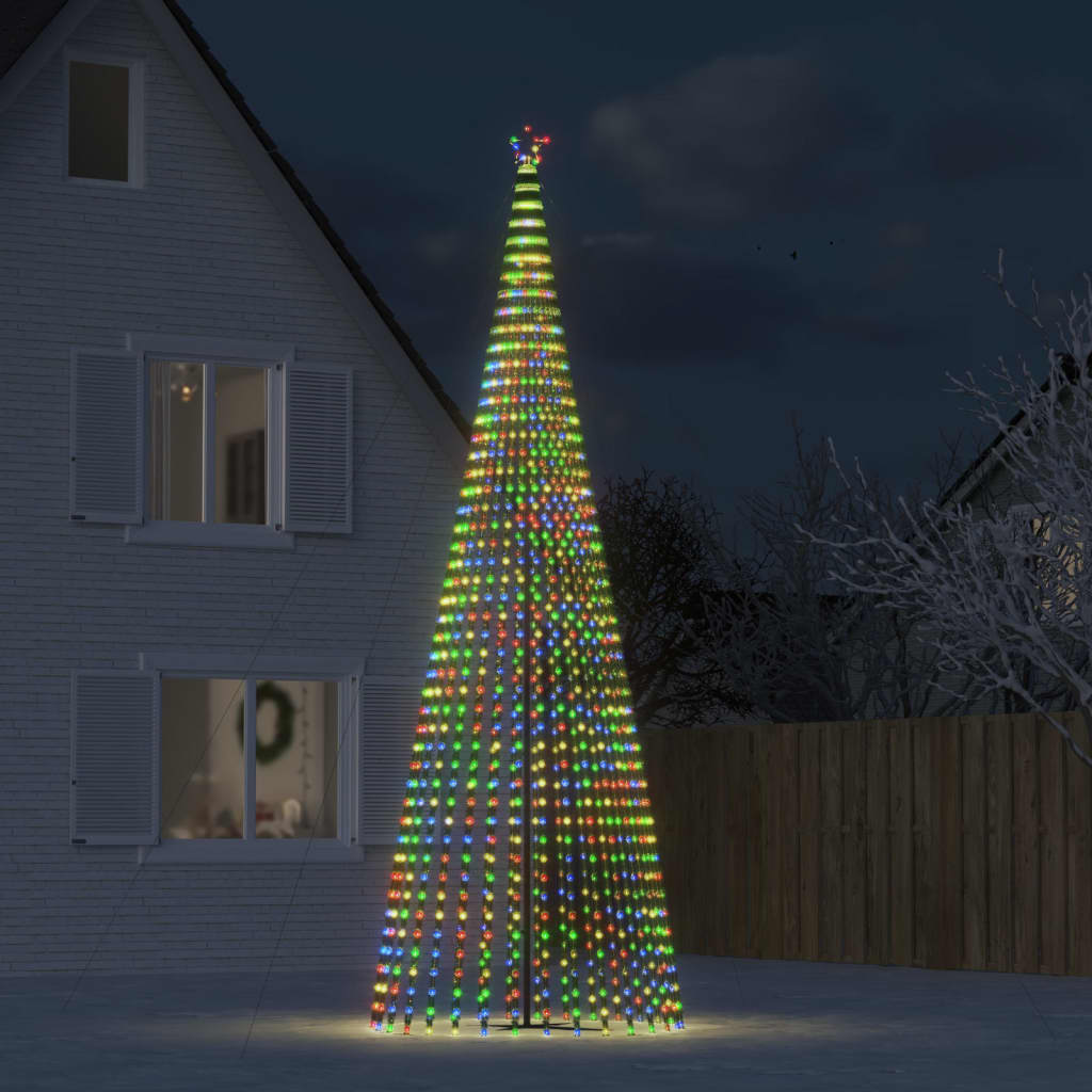 LED božićno drvce 1544 LED šarene 500 cm