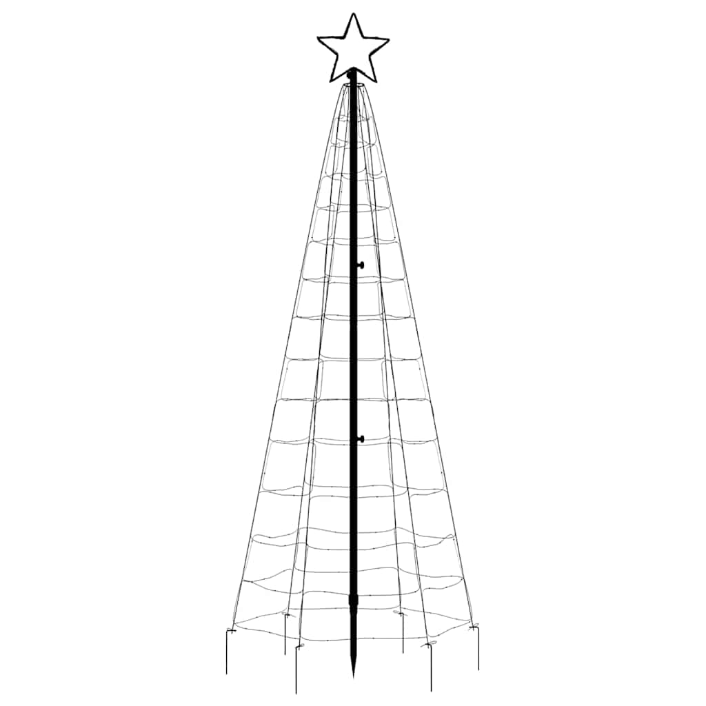 LED božićno drvce sa šiljcima 220 LED plavo 180 cm