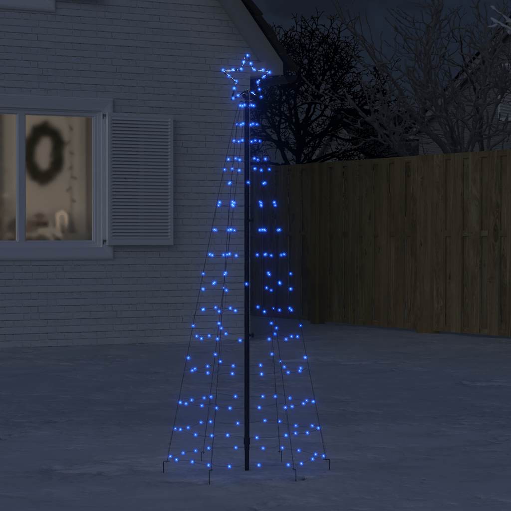 LED božićno drvce sa šiljcima 220 LED plavo 180 cm