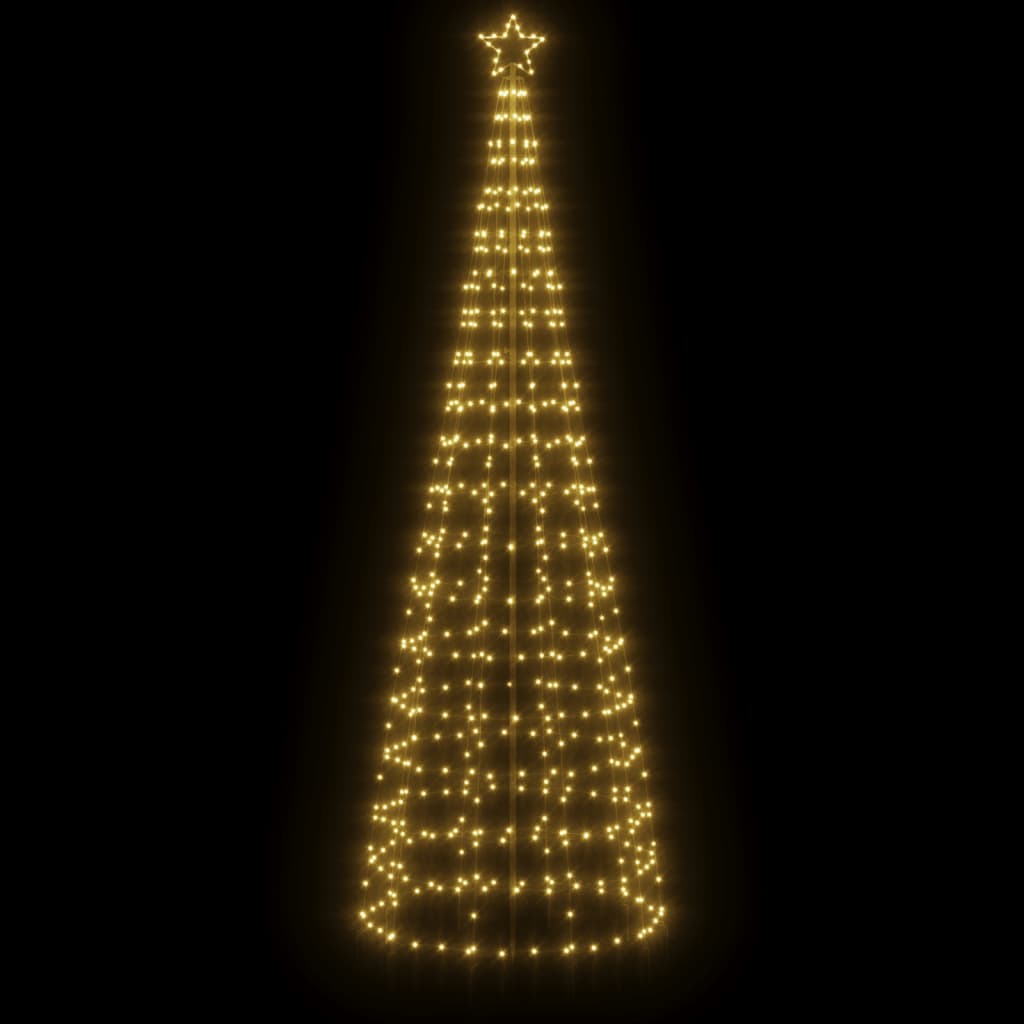 LED božićno drvce sa šiljcima 570 LED toplo bijelo 300 cm