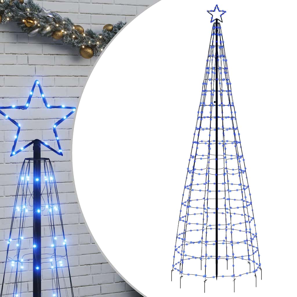 LED božićno drvce sa šiljcima 570 LED plavo 300 cm