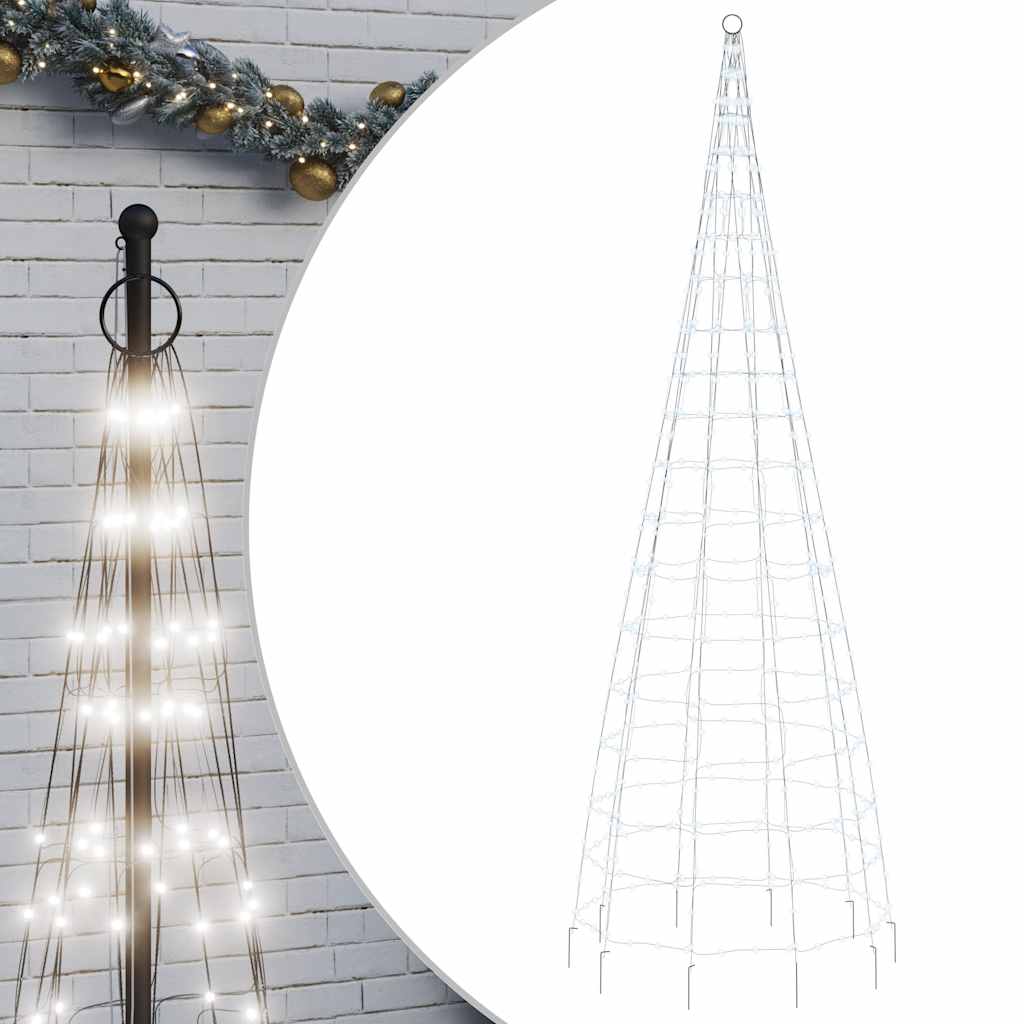LED božićno drvce 550 LED hladno bijelo 300 cm