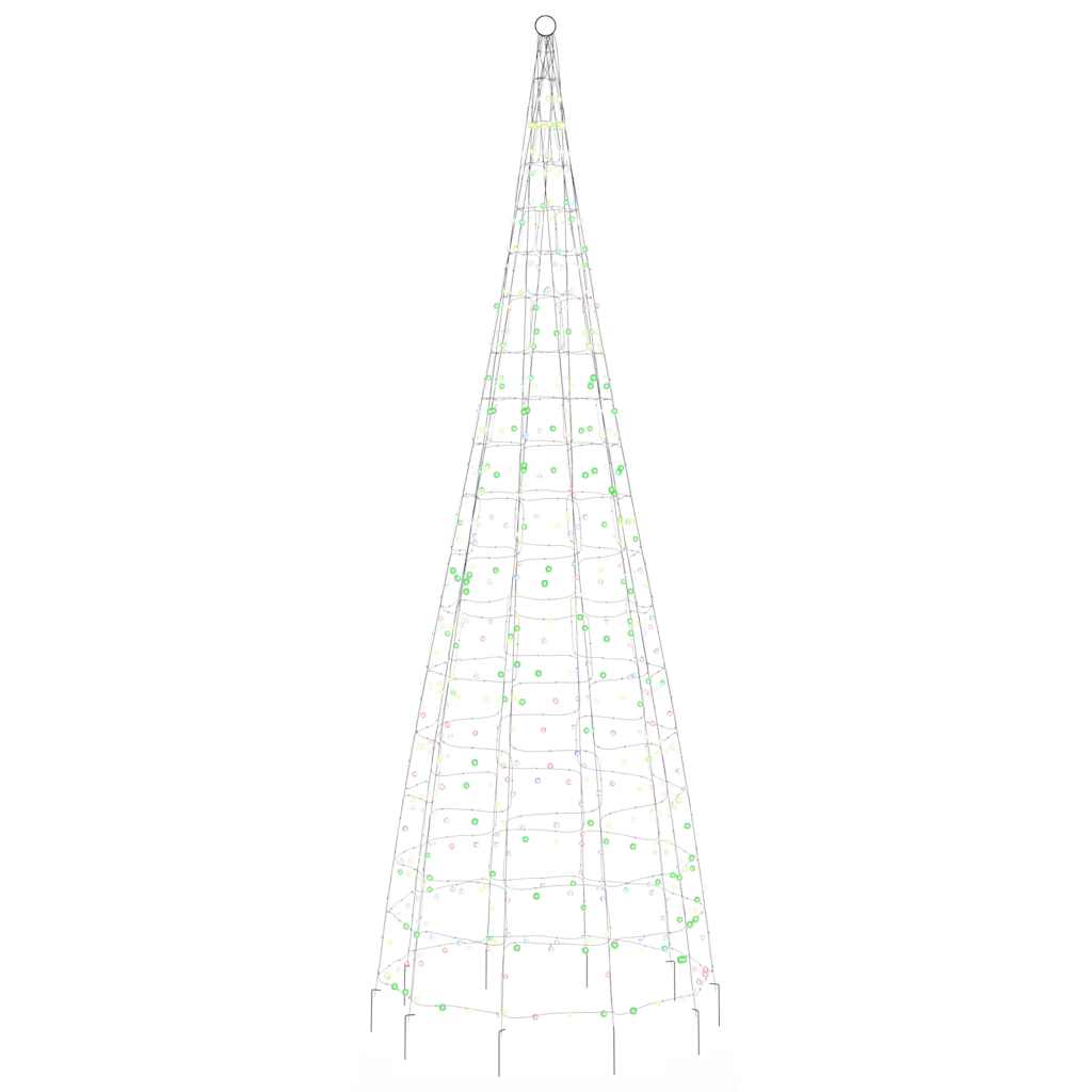 LED božićno drvce 550 LED šarenih 300 cm