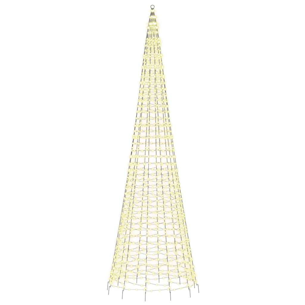 LED božićno drvce 1534 LED toplo bijelo 500 cm