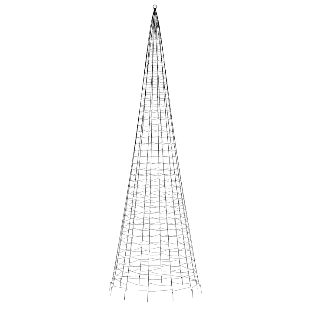 LED božićno drvce 1534 LED plavo 500 cm