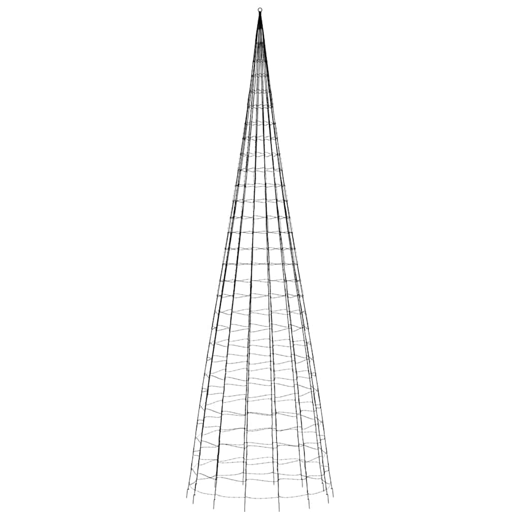 LED božićno drvce 3000 LED šarenih 800 cm