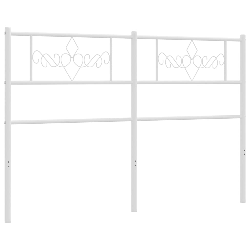 Metalno zamjensko uzglavlje bijelo 120 cm