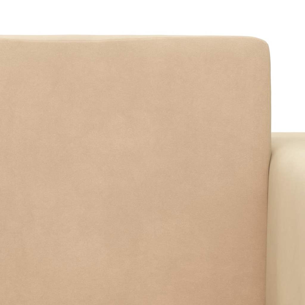 Dječji dvosjed na razvlačenje krem mekani plišani Krema Sofa bed