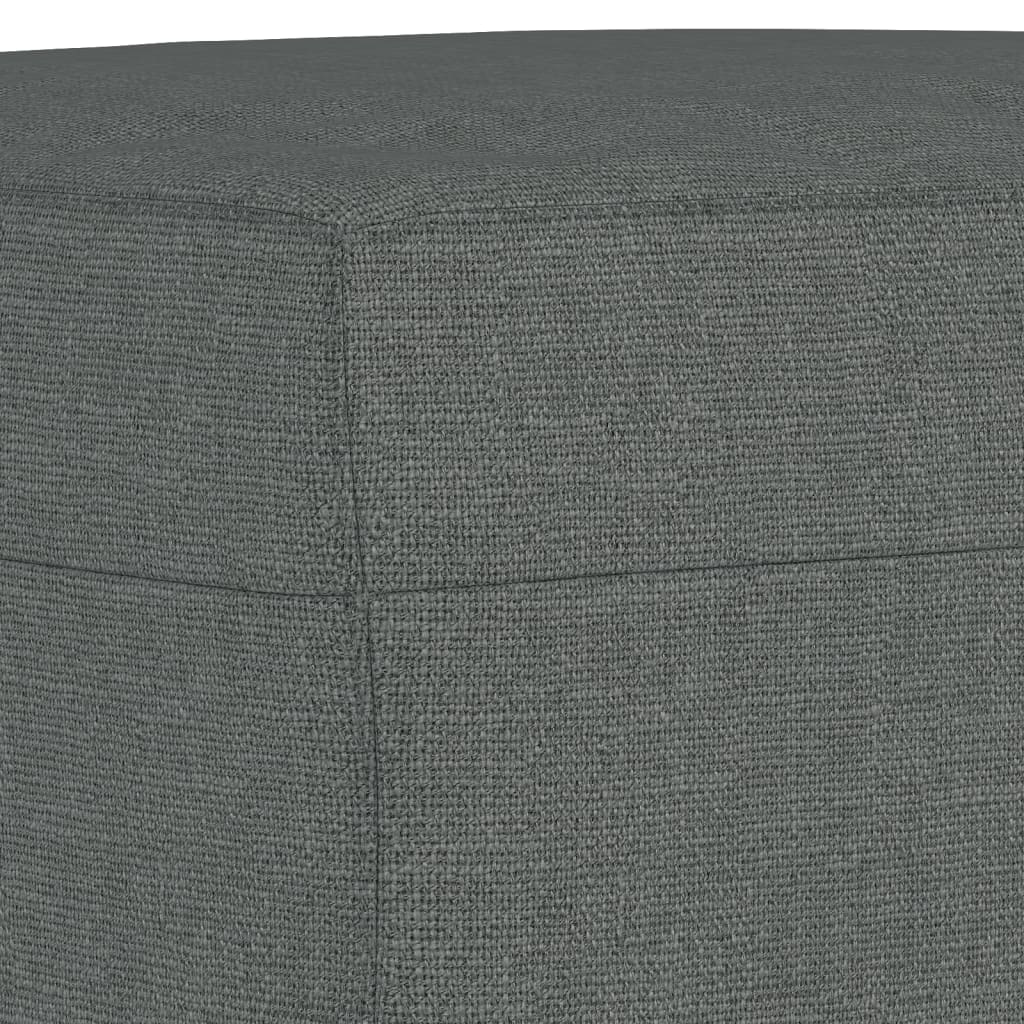 3-dijelni set sofa s jastucima tamnosivi od tkanine