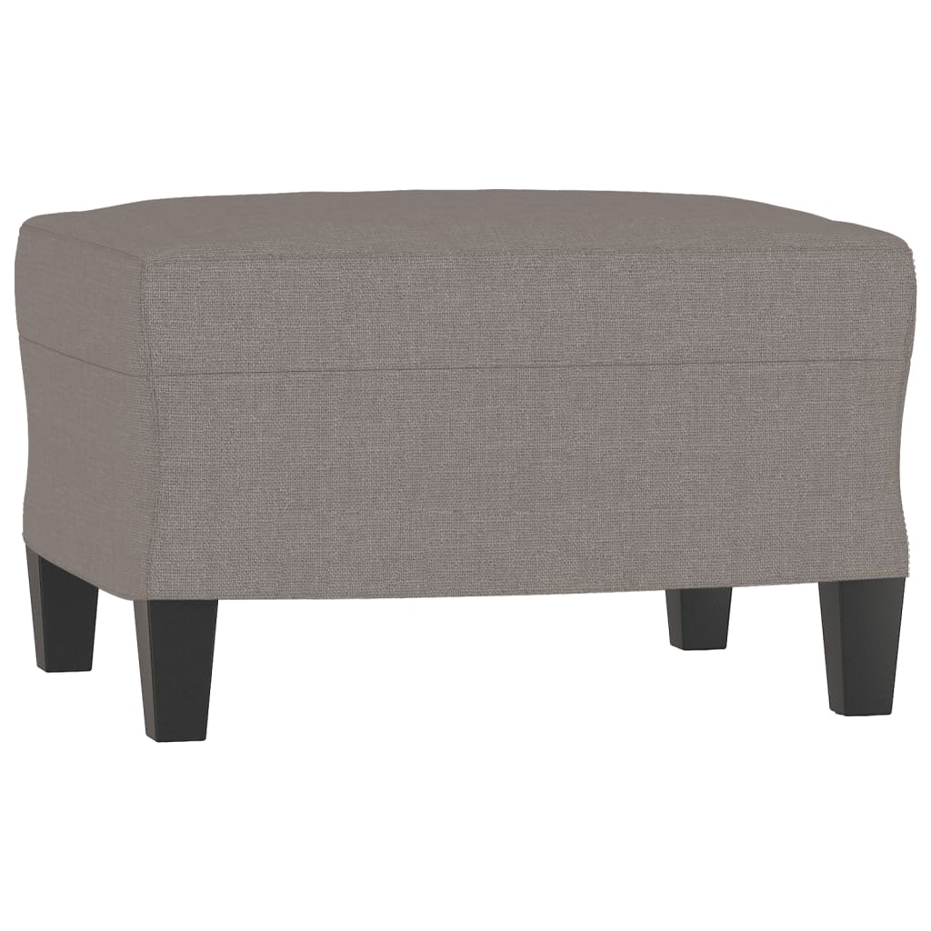 3-dijelni set sofa s jastucima smeđesivi od tkanine