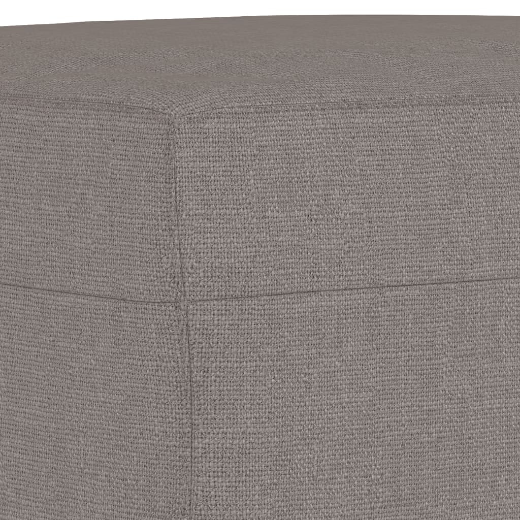 3-dijelni set sofa s jastucima smeđesivi od tkanine