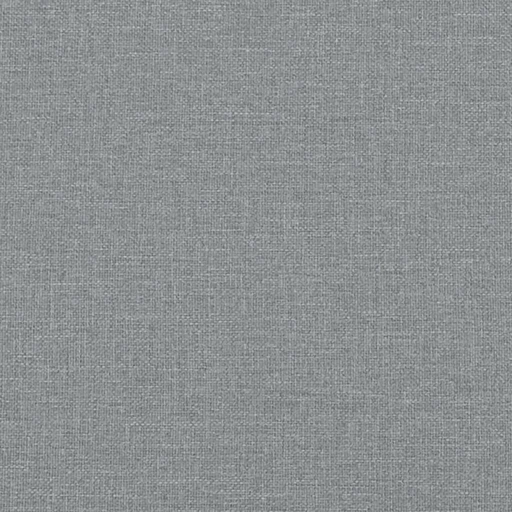 2-dijelni set sofa s jastucima svjetlosivi od tkanine